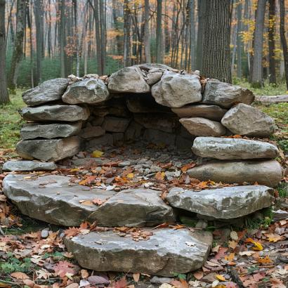 Link to Building a stone oven